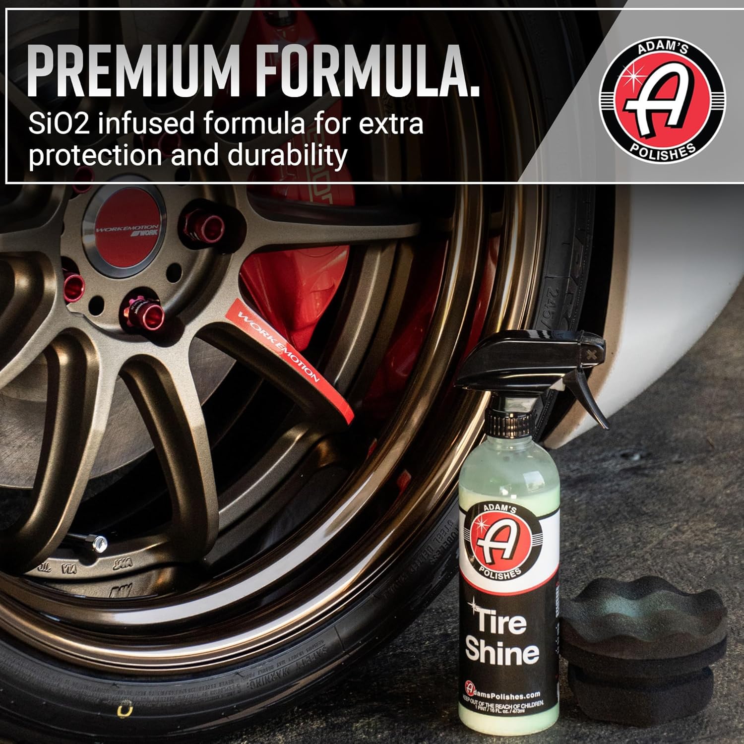 Adam's Polishes Tire Shine with SiO2 - 16oz photo 5