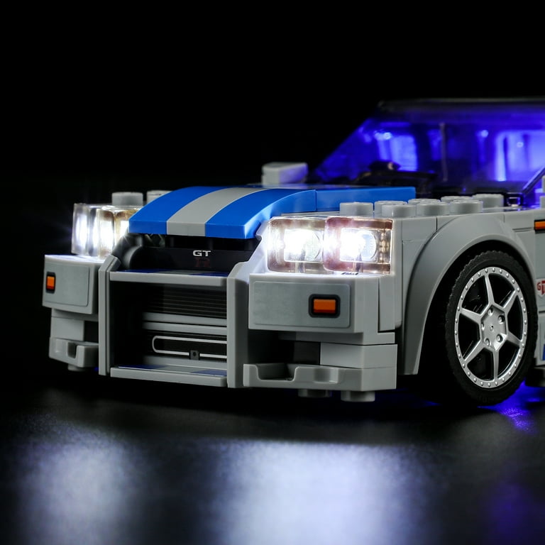 LocoLee LED Light Kit for Lego 76917 2 Fast 2 Furious Nissan Skyline GT-R  (R34)