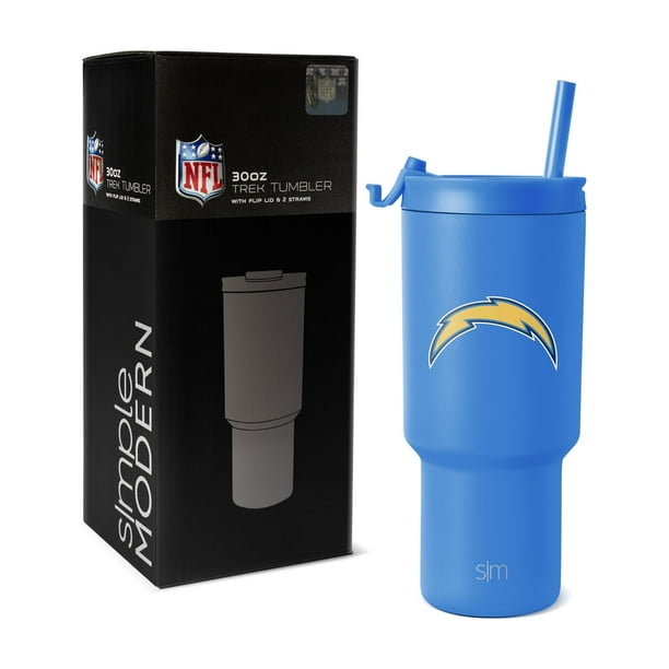 Vaso Simple Modern NFL Los Angeles Chargers de 900 ml