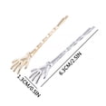 thumbnail image 2 of Fiudx Pinza para El Cabello con Forma de Calavera, Pasador de Aleación Único Hecho a Mano, Accesorio Fácil de Hacer Moños, Elegante para Uso Diario, Perfecta para Recogidos o Looks Casuales, Ideal pa, 2 of 2