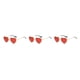 thumbnail image 4 of Sonducket Impresionantes gafas de sol en forma de corazón de PVC con lente Tac Accesorio de moda Gafas de sol en forma de corazón rojo Type1 NO1, 4 of 6