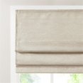 thumbnail image 5 of Pemberly Row Printed Faux Silk Room Cordless Roman Shade in Ivory 35x64", 5 of 20
