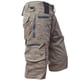 thumbnail image 1 of Pantalones Capri Bolsillos Múltiples Ajuste Relajado Pantalones Cortos Cargo Rectos Ropa De Calle, 1 of 5