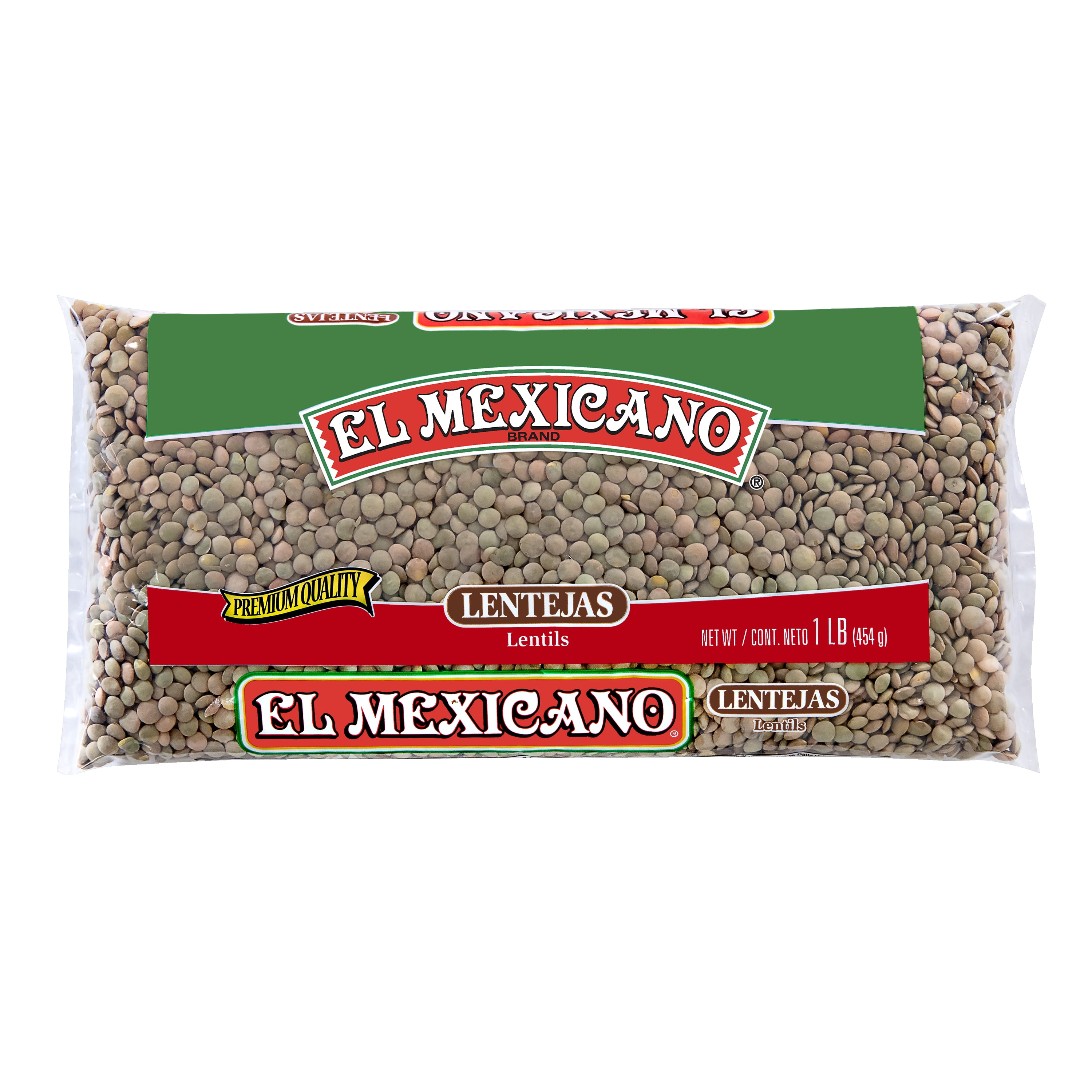 (3 pack) El Mexicano Lentils, 1 lb Bag