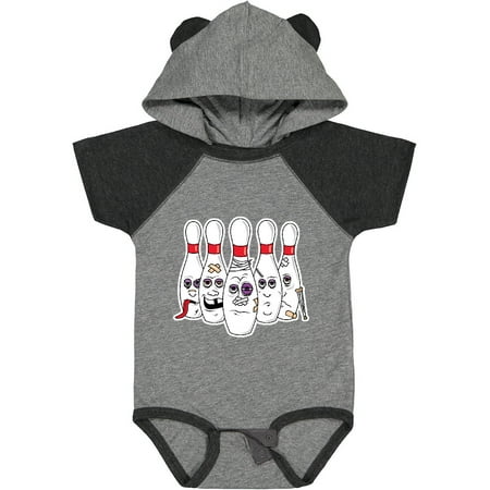 

Inktastic Beat Up Bowling Pins Gift Baby Boy or Baby Girl Bodysuit