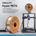 thumbnail image 6 of 5 Pack Creality Hyper PETG Filament for K1 Max K2 Plus Ender 3 V3 SE/V3 SE 3D Printer High Speed 300mm/s 3D Printer Filament for DIY-Muticolor, 6 of 9