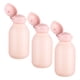 thumbnail image 5 of 3 botellas de viaje para artículos de tocador, recipientes de plástico para viaje, frascos a prueba de fugas, rellenables, para champú y acondicionador, artículos esenciales de viaje, 5 of 7