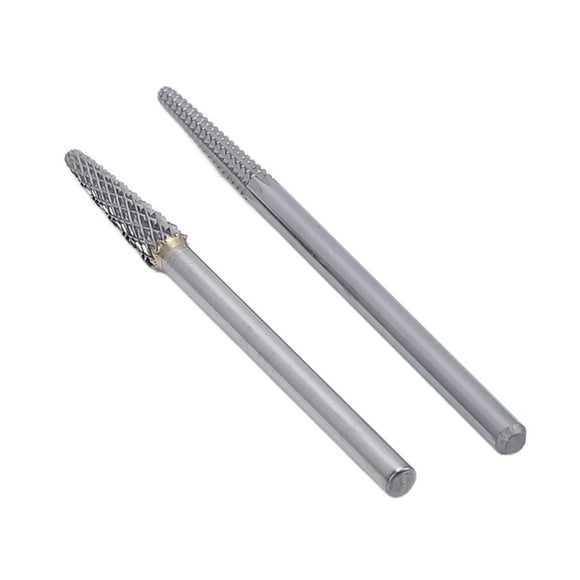 Brocas de Limpiador de Cutículas de Unas, Brocas de Taladro de Aguja de 2 PCS de 3/32 Pulgadas de Alto Rendimiento de Corte de Bajo Rendimiento para Máquina de Manicura