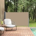 thumbnail image 2 of Zimtown 71" x 118" Retractable Folding Side Awning Privacy Divider w/ Alloy Frame, 2 of 5