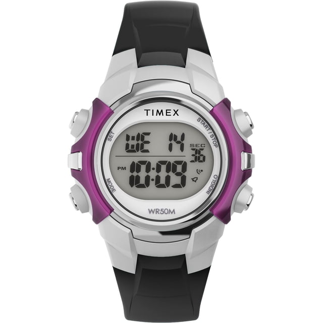 Reloj Digital Timex Caja Negra 33 mm Correa Negra