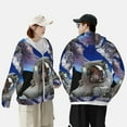 thumbnail image 6 of Easygdp Astronaut in Outer Space Lightweight Long Sleeve Sun Shirt Sports long-Sleeved Sun Protective Clothing, Quick Drying Breathable - Large, 6 of 9