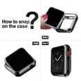 thumbnail image 6 of Flexible Electroplate Protector case for Apple Watch Series 3 2 1 (38mm Black) #86C, 6 of 7