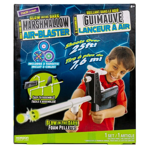 Made By Me Build Your Own Glow In The Dark Marshmallow Air-Blaster