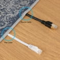 thumbnail image 5 of J&D 50 ft Cat6 Ethernet Cable, 250MHz, 1Gbps High-Speed Slim Flat Network Cable, White, 5 of 7