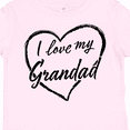 thumbnail image 4 of Inktastic I Love My Grandad in Black Chalk Heart Boys or Girls Toddler T-Shirt, 4 of 5