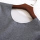 thumbnail image 5 of Ropa interior térmica para hombre, blusa informal de moda, cómoda, de manga larga, lisa, con cuello en V, pijama, ropa interior térmica, blusa de poliéster para hombre, 5 of 9