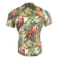 thumbnail image 4 of joogoo Parrots Summer Leaves Pattern Men's Cycling Jerseys Mountain Bike Short Sleeve Tops S, 4 of 7