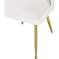 thumbnail image 5 of Meridian Furniture Logan Cream Velvet Dining Chair (Set of 2), 5 of 10