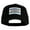 Black, variant on Chicago Flag Patched Solid Cotton Twill Low Profile Strap Cap - Col Blue OSFM