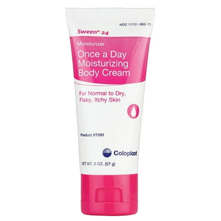 Sween 24 Unscented Hand and Body Moisturizer Cream 2 oz. Tube COI7091 12 Ct