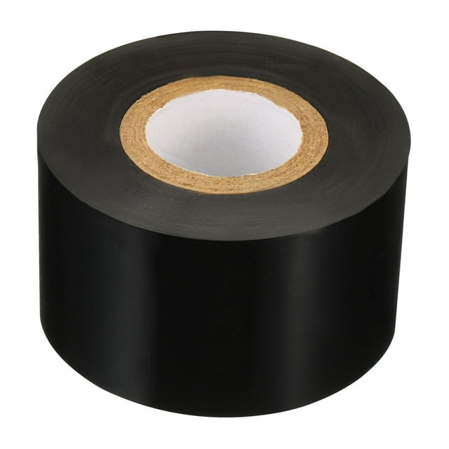 Unique Bargains 1.37'x328' (35mmx100m) Wax Thermal Transfer Ribbon, 1 Roll 1' Core Ink Out Barcode Printer Ribbon, Black