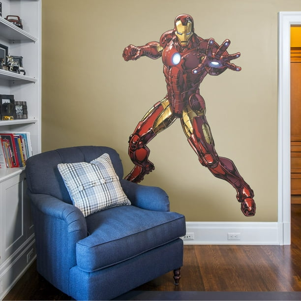 Fathead Iron Man Avengers Assemble LifeSize Officially Licensed