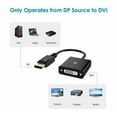 thumbnail image 3 of Display Port Male to DVI Female Cable Adapter Converter Thunderbolt DP for PC, 3 of 4