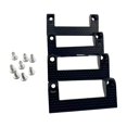thumbnail image 1 of Functional Home Utility Rack Set Of 4 Versatile Space Saving Storage Shelves For Kitchen Bathroom Living Room And Garage Easy Assembly Durable Design Fireproof Sleek Steel Construction for Maximum, 1 of 4