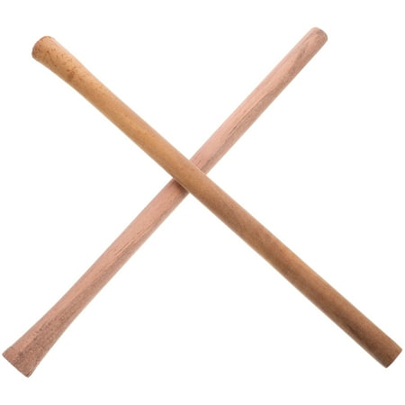 

Solid Wood Handle 2 Pcs Garden Tool Fittings Professional Handles Replacement Hammers Broom Staff