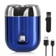 thumbnail image 1 of Afeitadora eléctrica Senduzll Mini Pocket Dual Head para Hombre Azul, 1 of 8