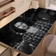 thumbnail image 1 of Hozier alfombrilla de escritorio/mesa extra-grande con base antideslizante de cuero y diseño temático; versátil para escritorios de ordenador, mesas de comedor, etc.60*110cm, 1 of 6