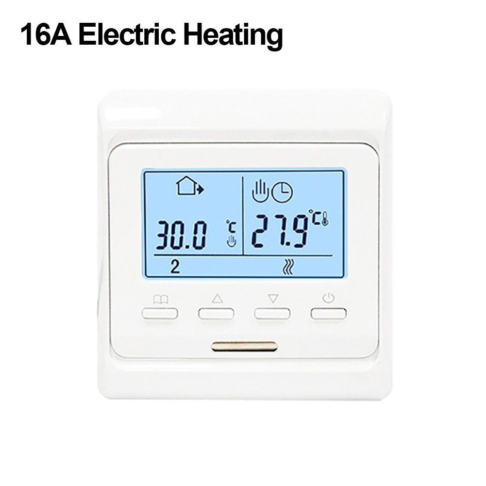 Thermostat Digital Room Underfloor Heating Led Touchscreen Flush-Mounted -  Walmart.com