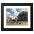 thumbnail image 2 of Alfred Sisley 24x20 Black Modern Framed Museum Art Print Titled - Path at the Entrance to a Wood (1890-91), 2 of 5