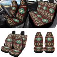 thumbnail image 2 of Uorisanigo Southwest Aztec 18 PCS Car Accessories, Universal Auto Seat Protector Seatbelt Strap Pad Center Console Cover Steering Covers Cup Holders Coasters Handbrake Gear Shift Headrest Cushion, 2 of 7