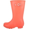 thumbnail image 5 of ABSOLUTE FOOTWEAR Childrens Kids Slip On Florescent Waterproof Rain Winter Welly Wellington Boots - Orange - US Child 13, 5 of 7