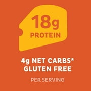 Quest Tortilla Style Protein Chips with 18g of Protein, Nacho Cheese Flavor, 1.1 Oz Bags, 8 Count