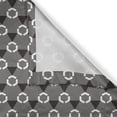 thumbnail image 3 of Ambesonne Grey Abstract Kitchen Curtains, Modern Symmetric Art, 55"x36", White, 3 of 3