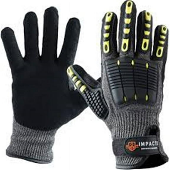 Impacto Impact Resistant Gloves,TPR Back,L,PR NS29200