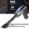 thumbnail image 3 of 120W Cordless Handheld Vacuum Cleaner Small Mini Portable Car Auto Home Wireless, 3 of 6