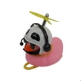 thumbnail image 2 of Pato Decorativo Rosa Con Casco Modelo 4, 2 of 4