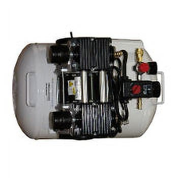 California Air Tools 10020CHAD-22060 Ultra Quiet & Oil-Free 2.0 Hp, 10.0 Gal. Steel Tank Air Compressor with Auto Drain Valve (220v 60hz)