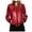 B, variant on Trench Coat Women's Fashion Sports Style Long Sleeve Sequins Baseball Jersey Tassel Lapel Zipper Loose Jacket Plus Size Tops Clearance Long Sleeve Tops XL
