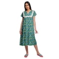 thumbnail image 1 of Moomaya Nuisette en Dentelle de Coton pour Femmes Col en V Imprimé, 1 of 5