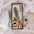 thumbnail image 3 of 1 Juego de pluma de inmersión de pluma de caligrafía Vintage + pluma estilográfica de tinta de escritura de 5 puntas, 3 of 3