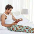 thumbnail image 5 of Hirioo Dachshund Christmas Play for Men's PJ Pajama Pants Sleep Pants Men's Home Trousers with Pockets,S-3XL-Small, 5 of 6