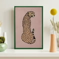 thumbnail image 3 of WFSposter Trendy Wild Animal Canvas Wall Art Vintage Cheetah Posters Maximalist Leopard Prints Painting Animal Wall Art Boho Wall Decor For Home Bedroom Dorm Wall Decor 24X20in Unframed, 3 of 7