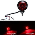 thumbnail image 2 of Luces traseras para motocicleta de 12 V, luz de freno LED roja, luz trasera para bicicleta de calle, Chopper, Bobber, Cafe Racer, Cruiser personalizada., 2 of 3