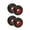 Black, variant on 4Pcs 82A Drift Board Wheel Wear Resistant PU Skateboard Wheels Replacement Roller PU Longboards Wheels Enduring