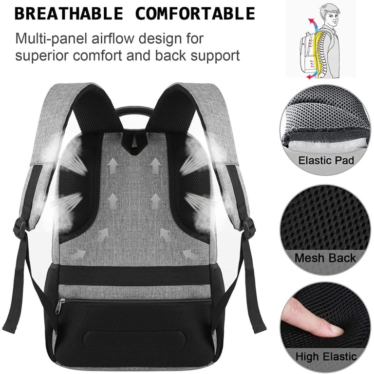 17 Inch Laptop Backpack, Business Anti Theft Slim Durable Laptops Backpack with USB Charging Port, Water Resistant College School Computer Bag Gifts 17 Inch Laptop Backpack, Business Anti Theft Slim Durable Laptops Backpack with USB Charging Port, Water Resistant College School Computer Bag Gifts