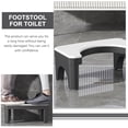 thumbnail image 3 of NIYANGLE Potty Step Stool Toilet Footstool Round Arc Shape 1Pack, 3 of 7
